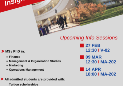 Information Session: FBA Master’s & PhD Programs